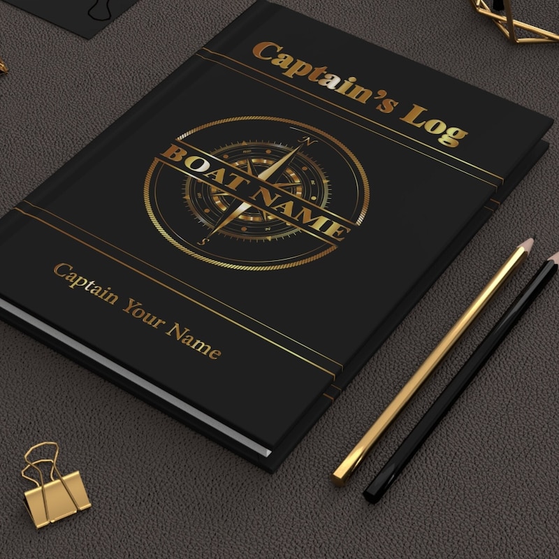 Captains Log Book - Etsy