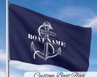 Custom Nautical Boat Flag: Personalized Yacht Decor