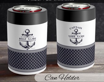 Refroidisseur de canettes nautiques : porte-boissons pour bateau en acier inoxydable
