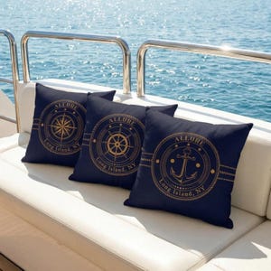 Cuscino personalizzato per barca: arredamento nautico, cuscino per casa sul lago