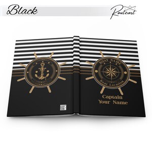 Captain Journal Personalized Captains Log Book , Captains Journal, Captains Log ...