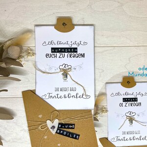 Tu vas bientôt annoncer tante oncle, grossesse