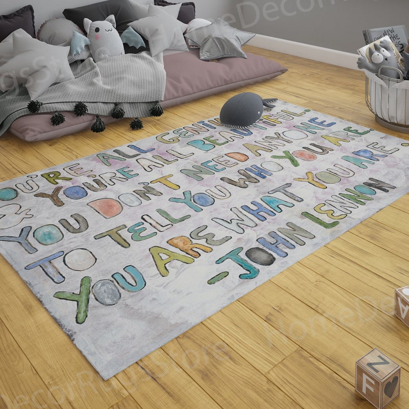 Inspirational Rug - Etsy