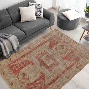 Brown Navajo Rugs, Kilim Pattern Rug, Red Rugs, Antique Style Rug, Turkish Rug, Cool Rug, Stair Rug, Entry Rug, Salon Rug, Office Rug,