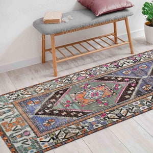 Kilim Pattern Rug, Green Rugs, Brown Rugs, Moroccan Design Rug, Turkish Rug, Wall Hanging Rug, Entry Rug, Entryway Rug, Easy To Clean Rug,