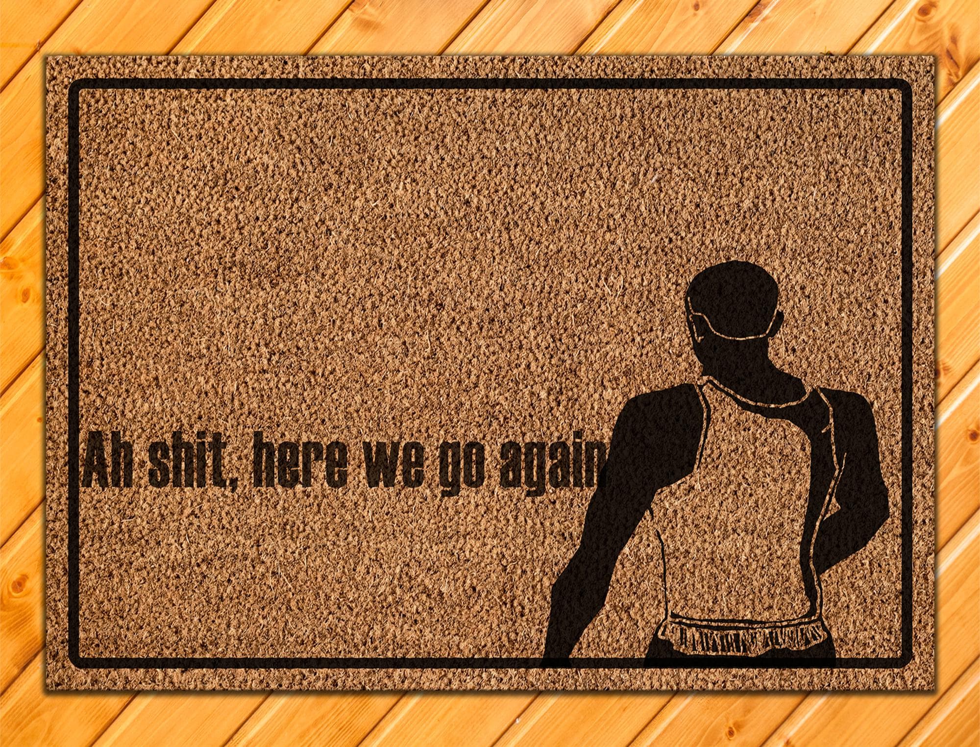 Personalized Rug, Coir UV Print, Coco Door Mat, Modern Rug, Coco