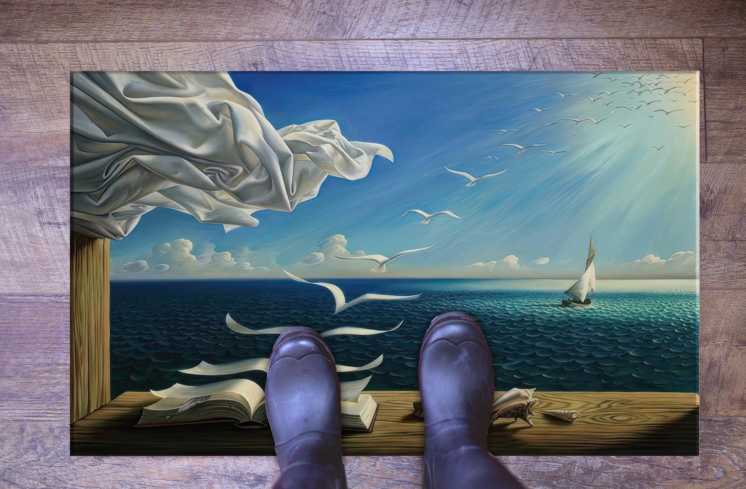 Salvador Dali Book to Birds Rugs, Dali Rugs, Salvador Dali Rugs, Famous ...