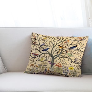 Animal Cushion Cover,Flowers Pillow Sham,Autumn Pillow Sham,Unique Cushion Cover,Decor Canvas,Halloween Decor Art,Handmade Gift,Personalized Gift,Gift For Her,Bridesmaid Gifts,Large Wall Decor,Minimalist Wall Art,Large Wall Art,