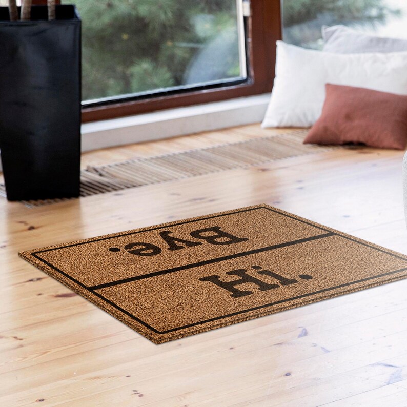 HomeDecorRugsStore Hi Bye Doormat - Thumbnail 2