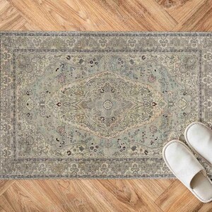 Green Rug, Salon Rugs, Gift For The Home Rug, Gift For Him Rug, Antique Decor Rug, Luxury Rugs, Rug, Bedroom Rug, Indoor Rugs, Turkish Rug, image 7