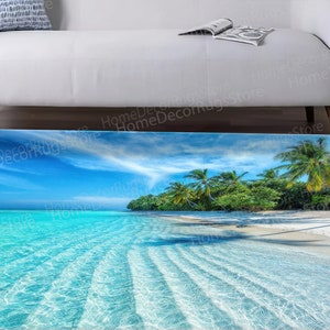 Thick Rugs, Tropical Ocean Rug, View Rug, Tropical Ocean Rugs, Corridor Rugs, View Rug Coastal Decor Rugs, Chenille Rugs, Salon Decor Rugs, image 5