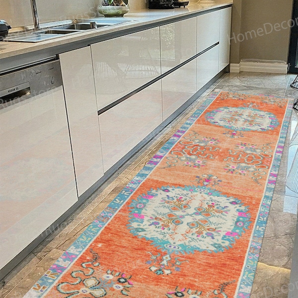 Orange Rugs, Turquoise Rugs, Pink Rugs, Oushak Rugs, Turkish Rug, Office Decor Rug, Bridesmaid Gift, Large Rug, Front Door Rug, Kitchen Rug,