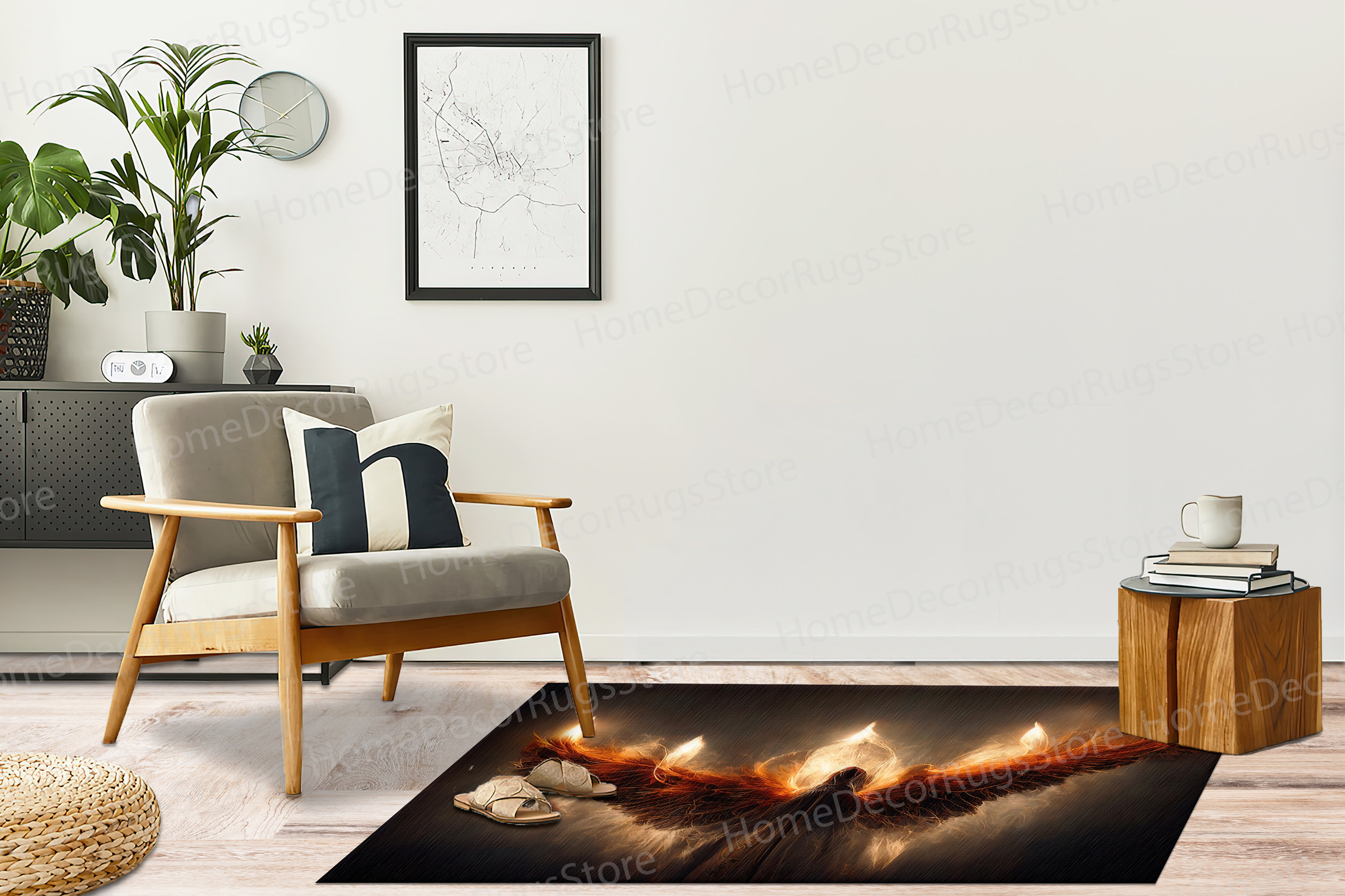 Fire Rugs Custom Angel Rugs, Runner Rugs, Customs Rugs, Modern Rugs, Lucifer With ...