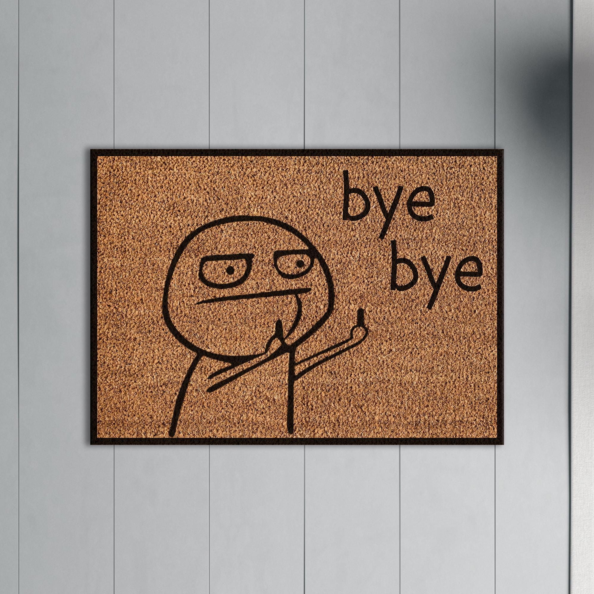 Coco Door Mat, Funny Door Mat, Bye Bye Rugs, Coco Doormat, Personalized ...