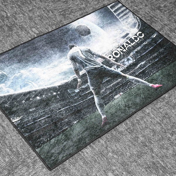 Cristiano Ronaldo Rug - Etsy