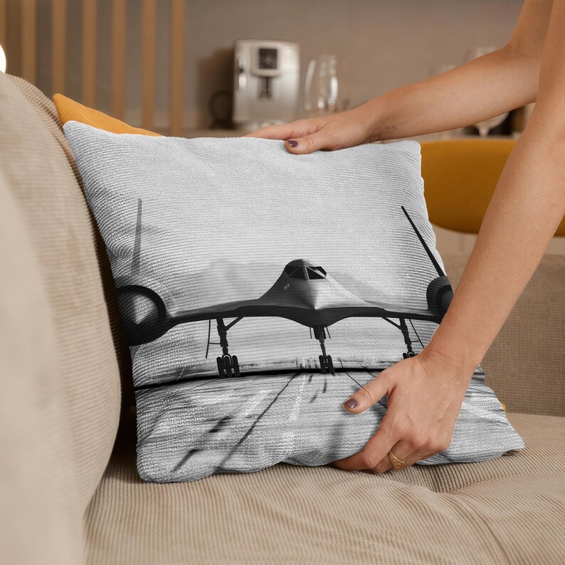 Jet Plane Cushion,Modern Pillow Cover,Housewarming Gift,Airport Pillow Sham,Custom Pillow,Home Decoration,3D Wall Art,Gift For Him,Boho Wall Decor,Large Wall Decor,Large Canvas,Framed Canvas,Wall Art Prints,