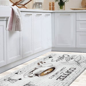 Kitchen Rug Modern Rugs, Popular Rug, Kitchen Rug, Coffee Rug, Pattern Rug, Large Rugs, Car Mat Rug, Coffee Lover Rug, Machine Washable Rug, image 7