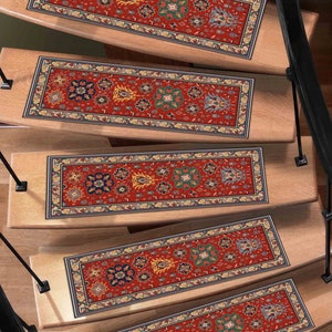 Soft Tones Rug, Oushak Rug, Red Rug, Stair Rug, Turkish Rug, Stair Mat, Non Slip Rug, Machine Washable Rug, Easy To Clean Rug, Popular Rug,
