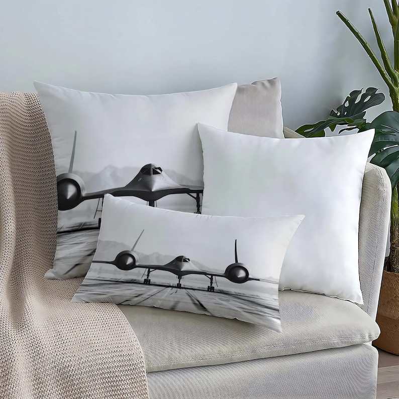 Jet Plane Cushion,Modern Pillow Cover,Housewarming Gift,Airport Pillow Sham,Custom Pillow,Large Wall Art,Framed Canvas,Bedroom Decor Art,Home Decoration,Wall Art Prints,Gift For Him,Canvas Wall Art,3D Wall Art,