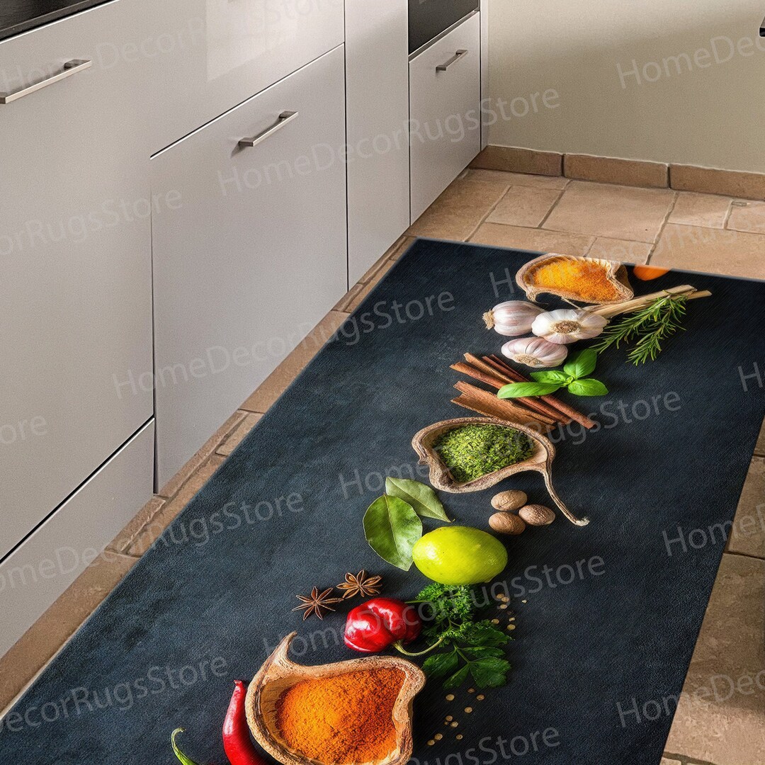 Kitchen Rug, Wall Hanging Rugs, Luxury Rug, Food Rugs, Dining Room Rugs