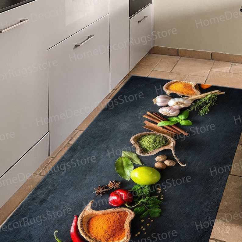 Kitchen Rug Wall Hanging Rugs Luxury Rug Food Rugs Dining - Etsy