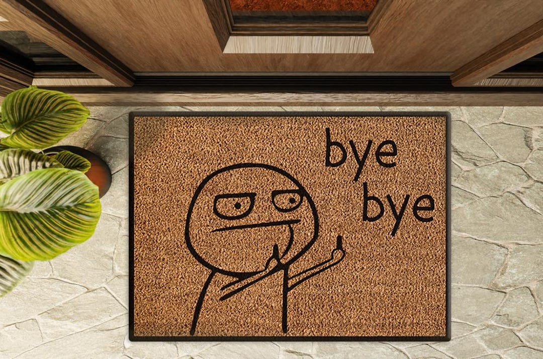 Coco Door Mat, Funny Door Mat, Bye Bye Rugs, Coco Doormat, Personalized ...