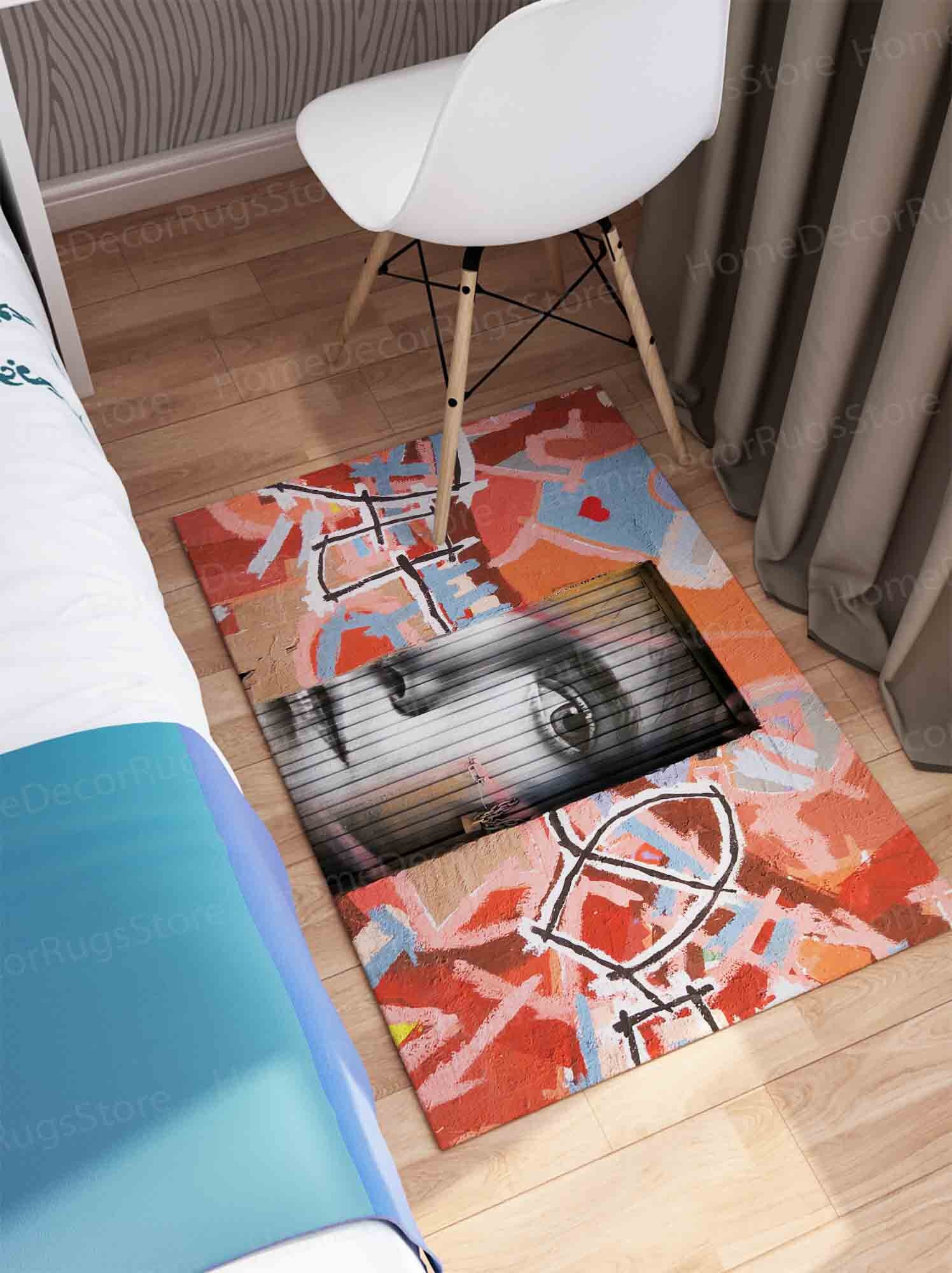 Graffiti Street Art Rugs, Graffiti Rug, Dining Room Rugs, Saloon Rugs ...