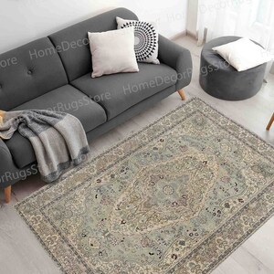 Green Rug, Salon Rugs, Gift For The Home Rug, Gift For Him Rug, Antique Decor Rug, Luxury Rugs, Rug, Bedroom Rug, Indoor Rugs, Turkish Rug, image 2