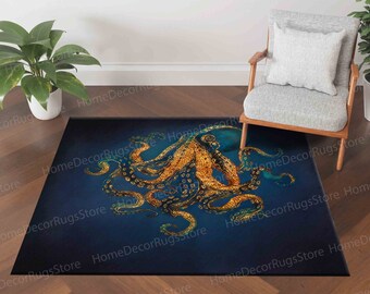 Wedding Rugs, Area Rug, Luxury Rug, Modern Rug, Trendy Rug, Octopus Rugs, Front Door Rugs, Indoor Rug, Animal Rug, Bath Rugs, Luxury Rug,
