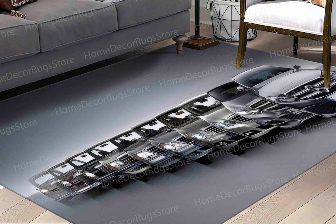 Personalizeds Rugs, Mercedes Benz Rugs, Car Rug, Mercedes Benz E Series
