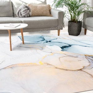 Soft Tones Rug, Colorful Rug, Modern Rugs, Large Rug, Marble Rug, Thick Rugs, Luxury Rugs, Home Decor Rugs, Living Room Rug, Kitchen Rug,