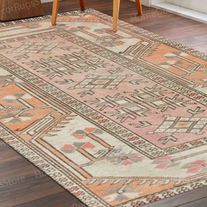 Soft Tones Rug, Geometric Pattern Rug, Navajo Rugs, Anatolian Rug, Turkish Rug, Front Door Rug, Gift For Her, Wedding Rug, Printed Rug,