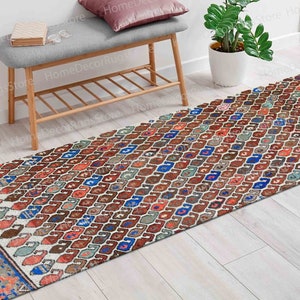 Turkish Design Rug, Thin Rug, Entryway Rug, Pattern Rugs, Accent Rug, Pattern Rug, Non Slip Rugs, Abstract Pattern Rug, Popular Rugs,