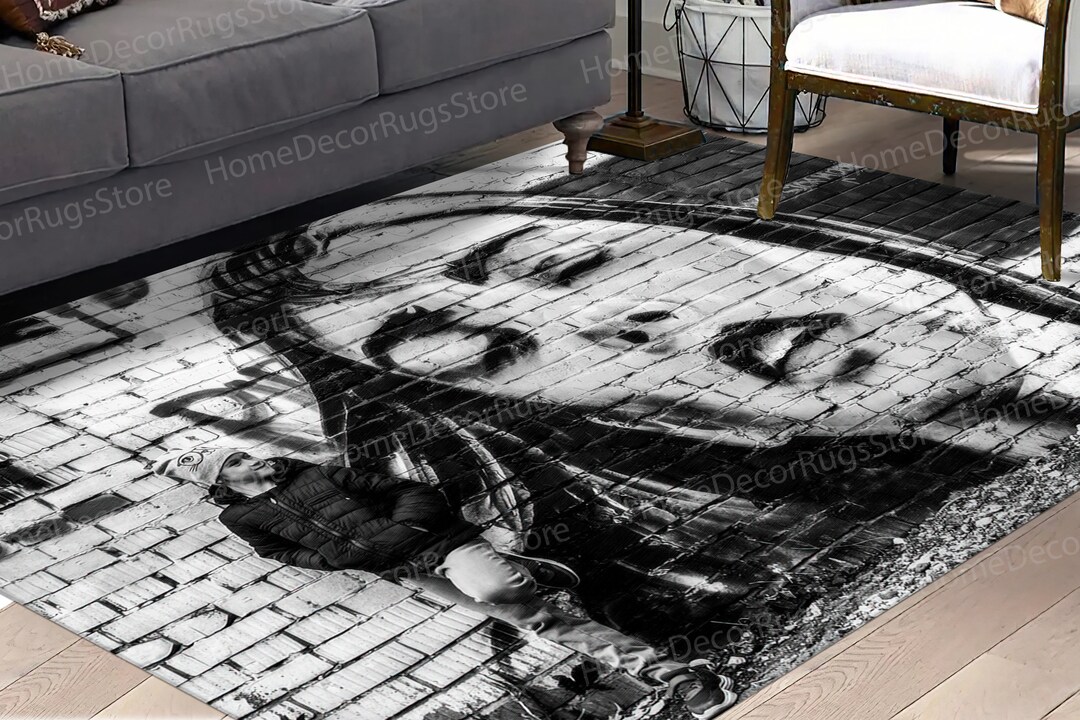 Woman Street Art Rugs, Graffiti Rug, Woman Rugs, Runner Rug, Wedding ...