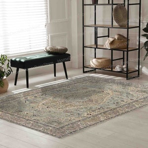 Green Rug, Salon Rugs, Gift For The Home Rug, Gift For Him Rug, Antique Decor Rug, Luxury Rugs, Rug, Bedroom Rug, Indoor Rugs, Turkish Rug, image 3
