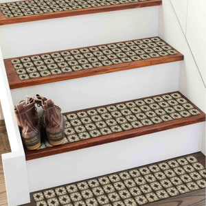 Kilim Design Rugs, Aztec Rugs, Green Rugs, Modern Rugs, Cool Rug, Easy To Clean Rug, Washable Stair Rug, Stair Treads Rug, Non-Slip Carpet,