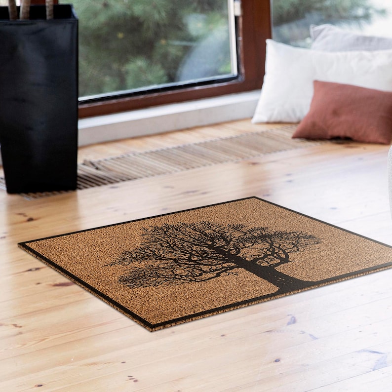 Tree Rugs,Loft Rugs,Tree Doormat Rugs,Printed Doormat Rugs,3D Printeds Rug,Runner Rug,Wedding Rug,Easy To Clean Rug,Accent Rug,Bridesmaid Gift,Personalized Gift,Holiday Decor Art,Boho Wall Decor,