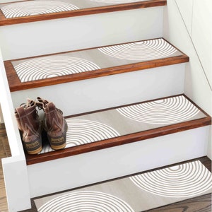 Geometric Pattern Rug, Beige Rug, Kilim Design Rug, Modern Rug, Stair Step Rug, Easy To Clean Rug, Step Rug, Thin Rug, Machine Washable Rug,