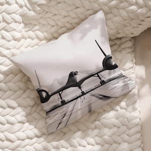 Jet Plane Cushion,Modern Pillow Cover,Housewarming Gift,Airport Pillow Sham,Custom Pillow,Kitchen Decor Art,Wedding Decor Art,Christmas Decor Art,Minimalist Wall Art,Framed Wall Art,Wall Decoration,Bridesmaid Gift,Large Wall Decor,