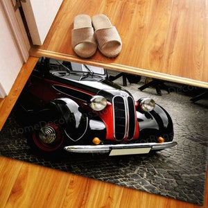 Popular Rug, Easy To Clean Rug, Door Mat, Personalized Gifts, Retro Car Rugs, Garage Rugs, Accent Rug, Bath Rug, Gift For The Home,
