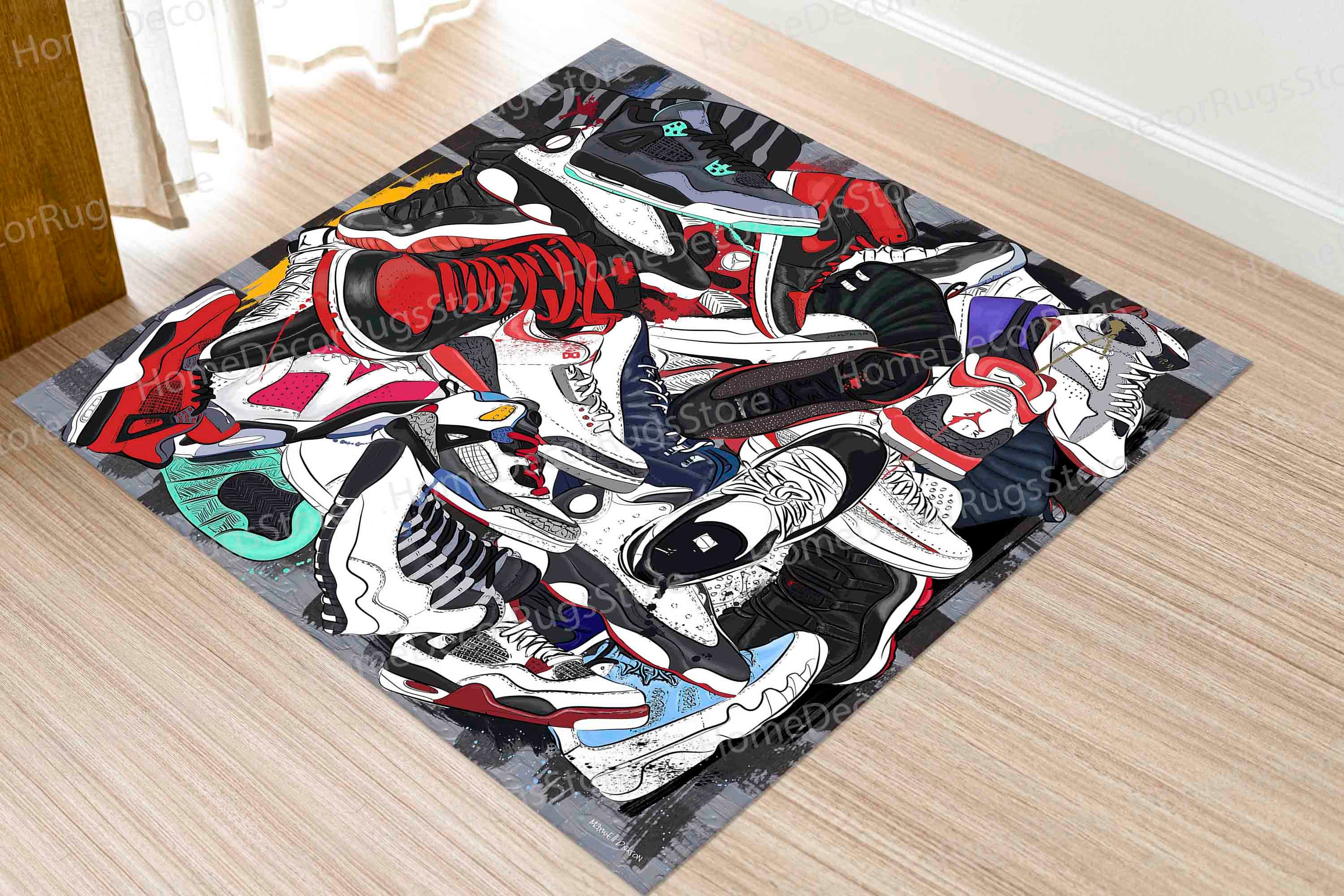 Sneaker Rug Etsy