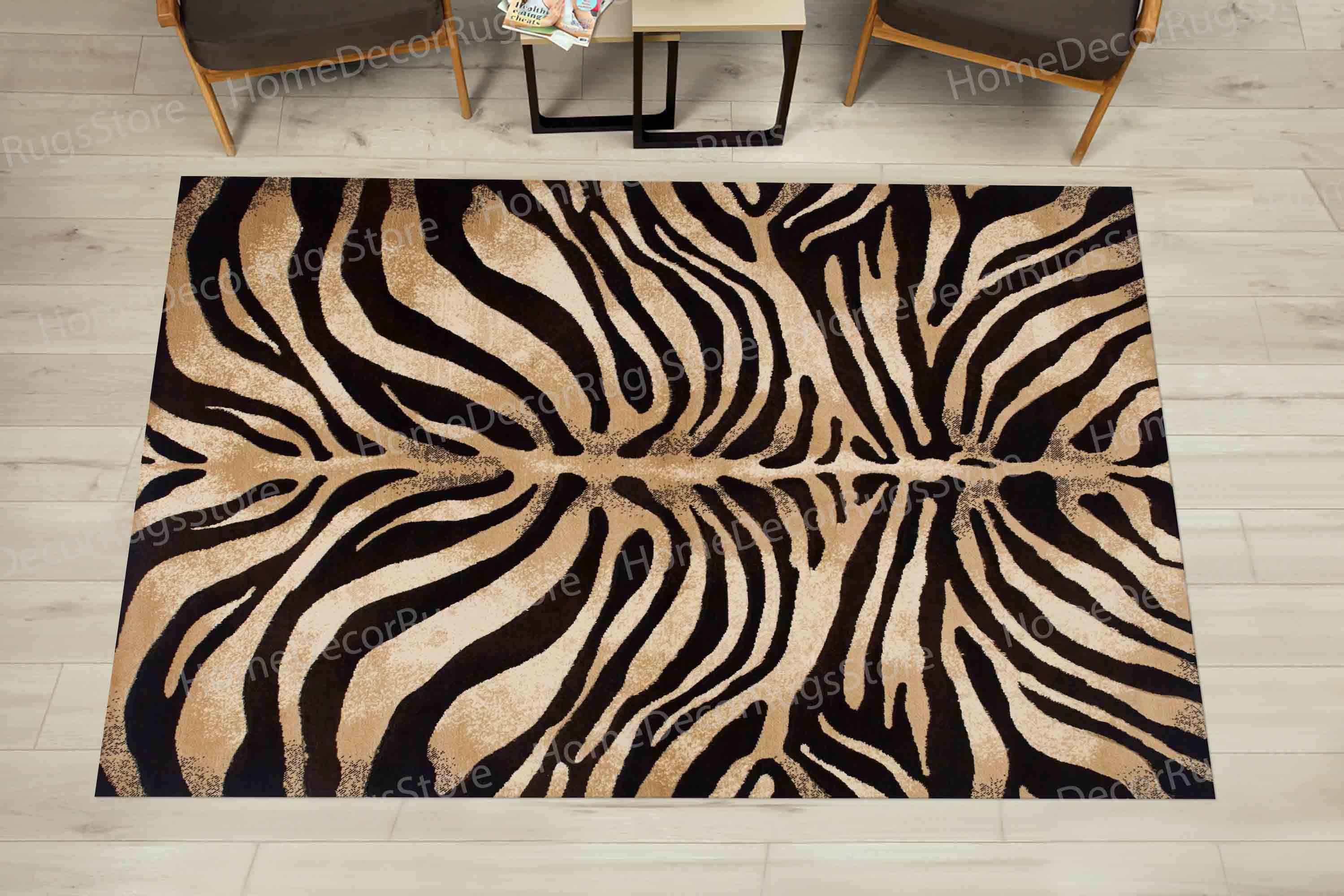 Zebra Rug, Zebra Pattern Rug, Abstract Rug, Modern Rugs, Luxury Rug ...