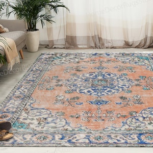 Moroccan Design Rug, Floral Pattern Rugs, Classic Rugs, Floral Rug, Housewarming Gift Rug, Wedding Rugs, Turkish Stye Rug, Gift Rugs,