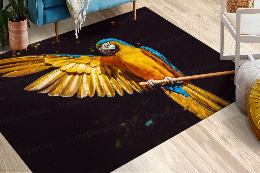 Parros Rugs Entryway Rug, Stair Rug, Round Rug, Non Slip Rug, Farmhouse Rug, Yellow ...
