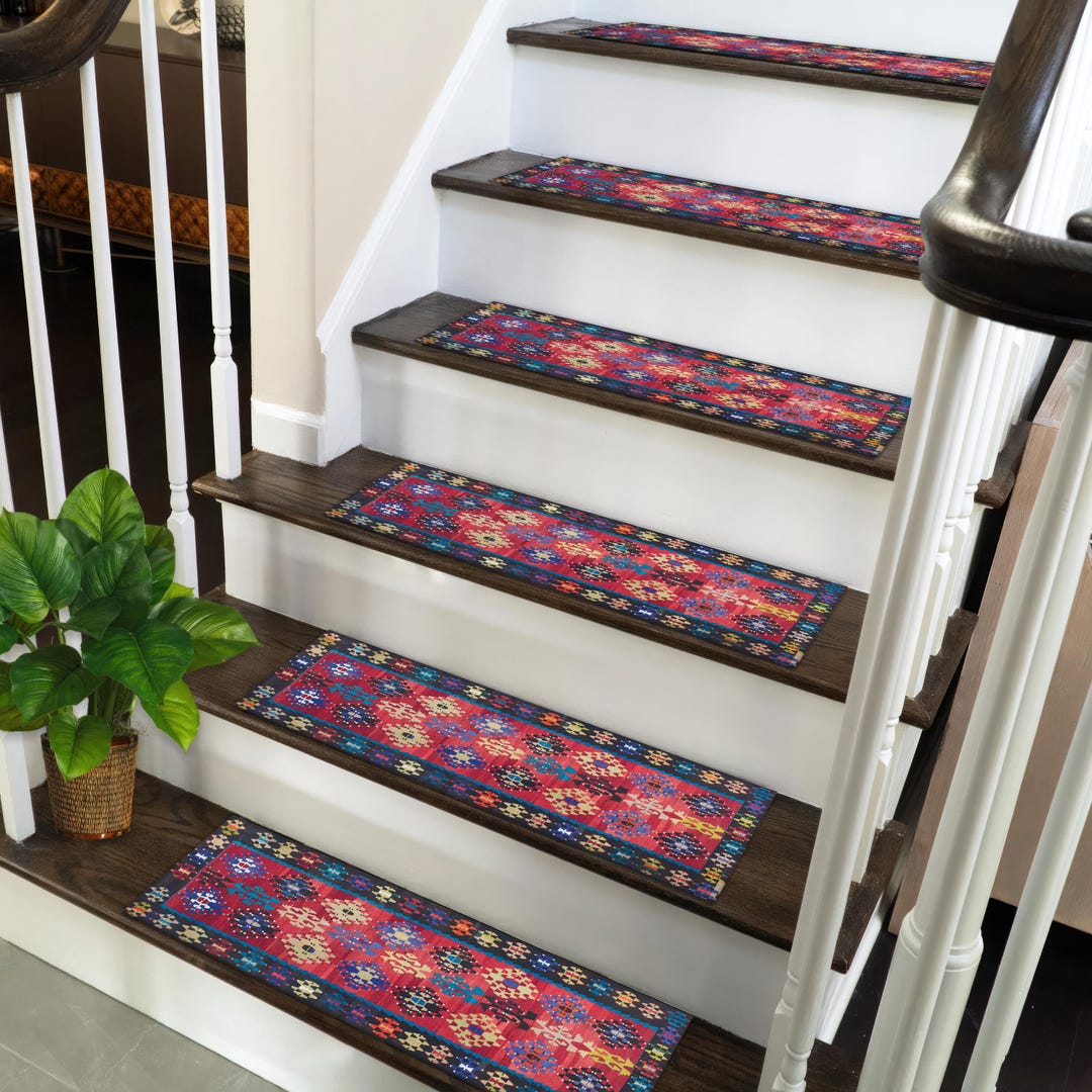 Dream Step Area Rug Classic Step Rug, Non Slip Step Rug, Patterned Step Rug, Decorative ...