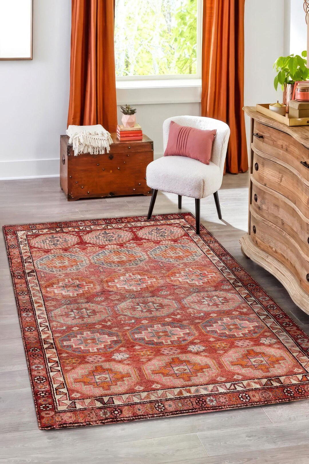 No.20 ヴィンテージラグ　トルコ　マット turkish rug il_1080xN.6956618668_huq0.jpg