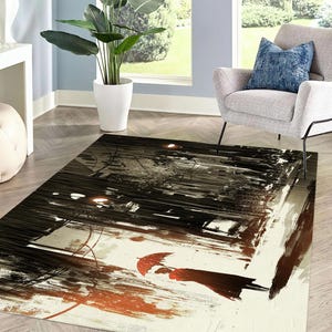 Woman With Umbrella Rug, Night Rugs, Umbrella Rugs, View Rugs, Personalized Gifts, Classic Rug, Outdoor Rug, Custom Rug, Office Rug,
