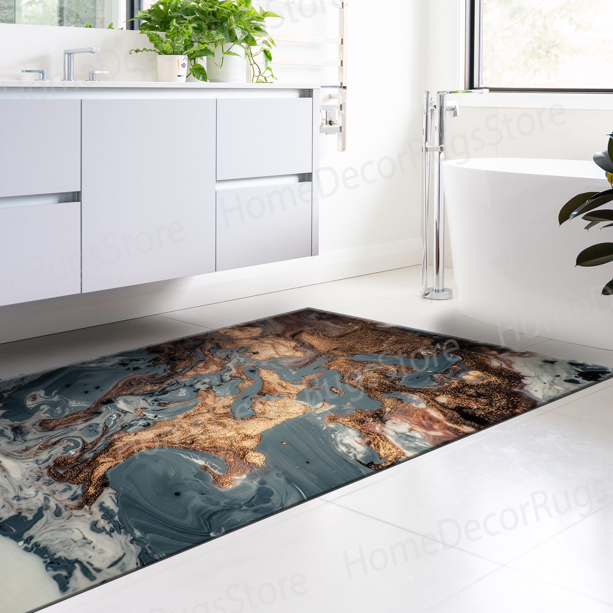 Modern Marble Rugs, Corridor Rug, Marble Rug, Hallway Rug, Classic Rugs ...