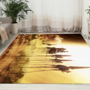 Salvador Dali Elephants Rug, Dali Rugs, Salvador Dali Rugs, Reproduction Rug, Salon Decor Rug, Housewarming Gift, Bath Rug,