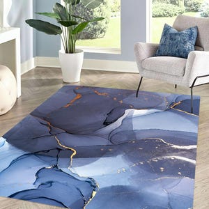 Purple and Blue Marble Rugs, Purple Marble Rug, Blue Marble Rug, Alcohol Ink Rug, Cool Rug, Bathroom Rug, Personalized Rug, Gift Rug,